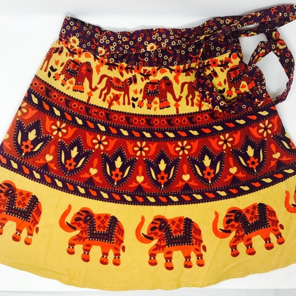 Free People Dresses & Skirts - Free People Elephant Wrap Skirt